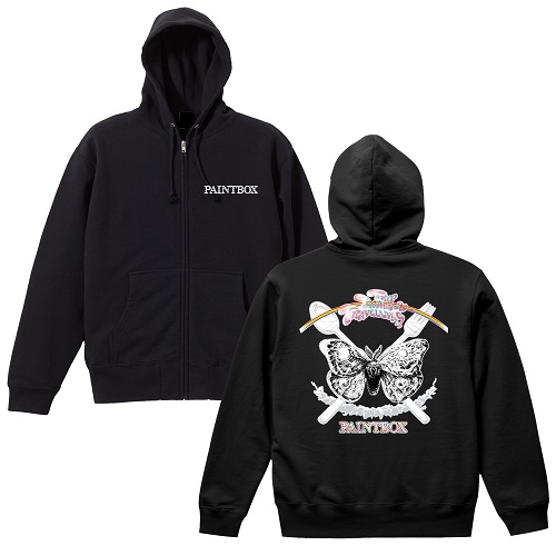 PAINTBOX / ペイントボックス / S / PAINTBOX_TRIP TRANCE & TRAVELLING ZIP UP HOODIE