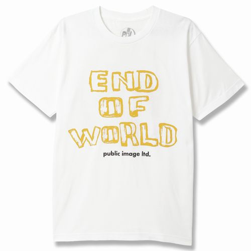 PUBLIC IMAGE LTD (P.I.L.) / パブリック・イメージ・リミテッド / エンド・オブ・ワールド Tシャツ ホワイト [S]