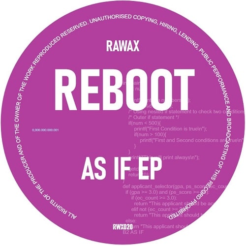 REBOOT / AS IF EP