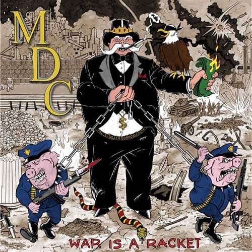 M.D.C. / WAR IS A RACKET (LP)