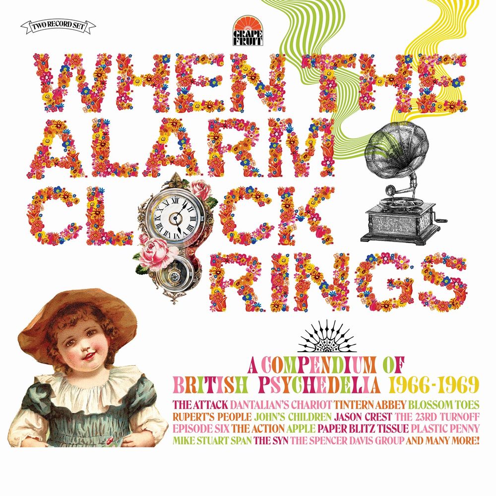 V.A. (GARAGE) / WHEN THE ALARM CLOCK RINGS - A COMPENDIUM OF BRITISH PSYCHEDELIA 1966-1969 DOUBLE 12" VINYL