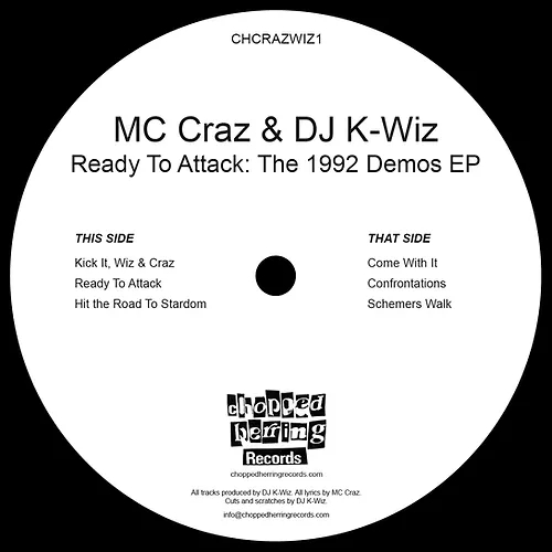 MC CRAZ & DJ K-WIZ / READY TO ATTACK: THE 1992 DEMOS EP "LP"