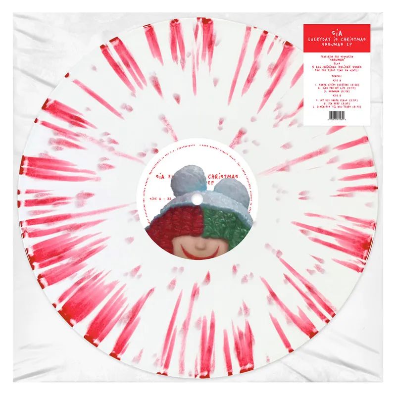 SIA / シーア / EVERYDAY IS CHRISTMAS (SNOWMAN EP) [LP] (RED & WHITE SPLATTER VINYL, FIRST TIME ON VINYL, LIMITED, INDIE-EXCLUSIVE)
