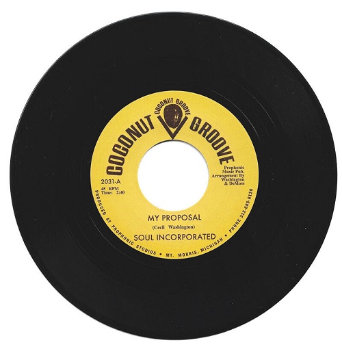 SOUL INCORPORATED / MY PROPOSAL (7")
