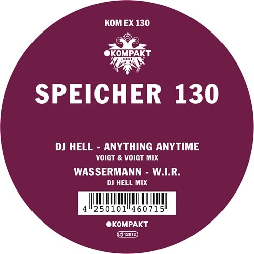 DJ HELL / WASSERMANN / SPEICHER 130