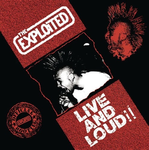 EXPLOITED / LIVE AND LOUD (LP)