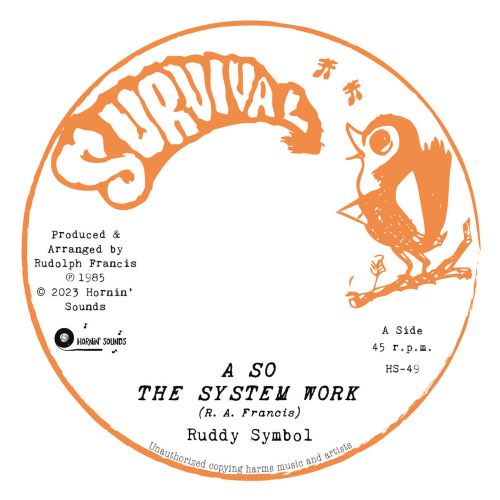 RUDDY SYMBOL / A SO THE SYSTEM WORK
