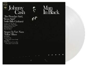 JOHNNY CASH / ジョニー・キャッシュ / MAN IN BLACK (COLOURED VINYL)
