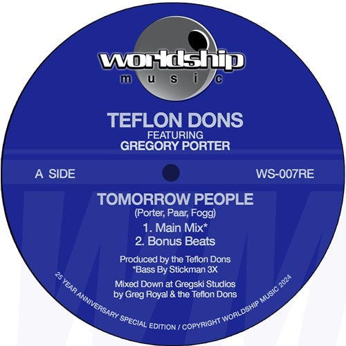 TEFLON DONS / TOMORROW PEOPLE FEATURING GREGORY PORTER (2024 REISSUE/W/BONUS BEATS)
