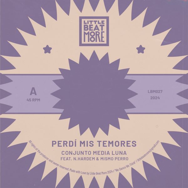 CONJUNTO MEDIA LUNA / コンフント・メディア・ルナ / PERDI' MIS TEMORES - CONJUNTO MEDIA LUNA(Purple Clear Vinyl)
