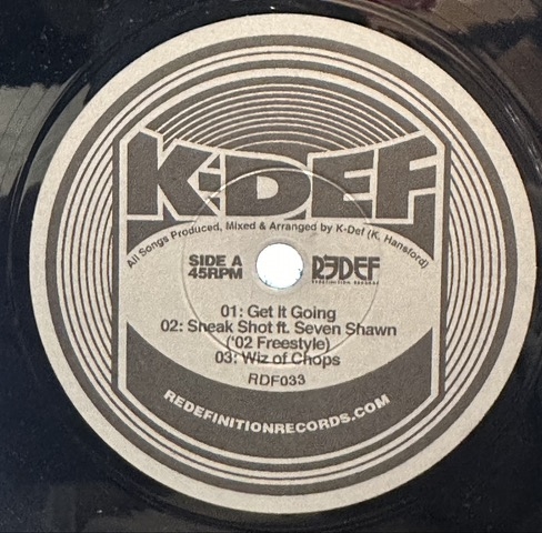 K-DEF / SNEAK SHOT EP 7"