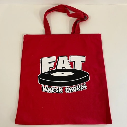 FAT WRECK CHORDS OFFICIAL GOODS / FAT WRECK CHORDS LP TOTE (RED)