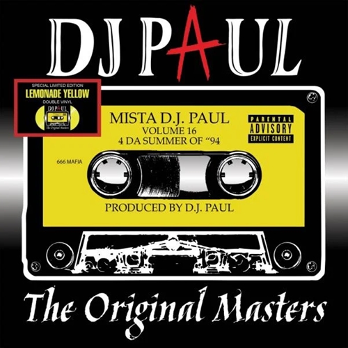 DJ PAUL (HIP HOP) / VOLUME 16: 4 DA SUMMER OF "94 "2LP" (LEMONADE YELLOW VINYL)