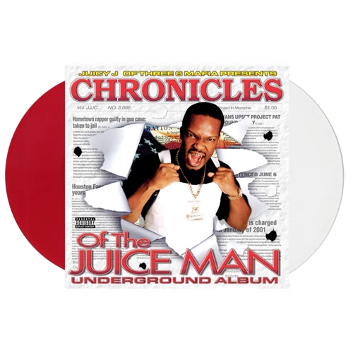 JUICY J / CHRONICLES OF THE JUICE MAN "2LP" (WHITE & RED VINYL)