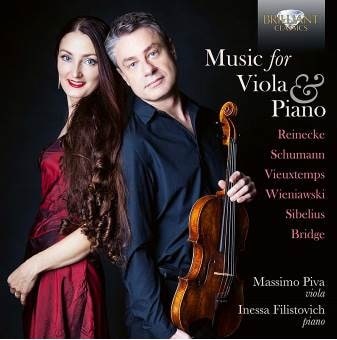 MASSIMO PIVA / マッシモ・ピーヴァ / REINECKE / SCHUMANN / VIEUXTEMPS / WIENIAWSKI / SIBELIUS / BRIDGE:MUSIC FOR VIOLA&PIANO