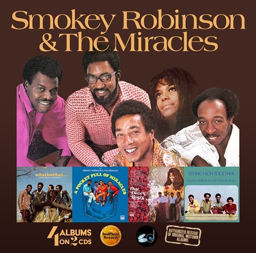 SMOKEY ROBINSON & THE MIRACLES / スモーキー・ロビンソン&ザ・ミラクルズ / A POCKET FULL OF MIRACLES/ONE DOZEN ROSES/FLYING HIGH TOGETHER/WHAT LOVE HAS JOINED TOGETHER (2CD)