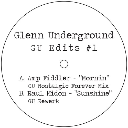 GLENN UNDERGROUND / グレン・アンダーグラウンド / GU EDITS 1 & 2 (BLUE COLORED VINYL) D12"