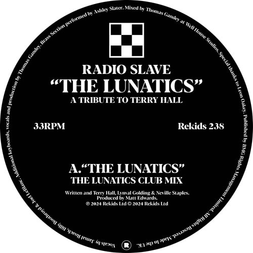 RADIO SLAVE / レディオ・スレイヴ / LUNATICS (A TRIBUTE TO TERRY HALL)