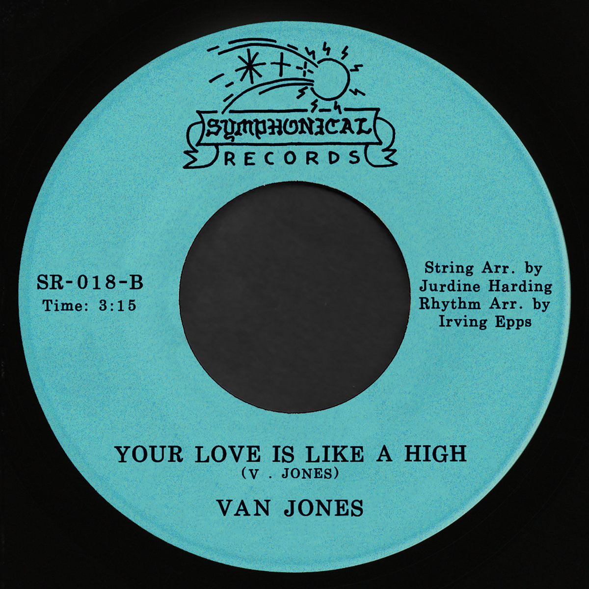 VAN JONES / ヴァン・ジョーンズ / YOUR LOVE IS LIKE A HIGH / I WANT TO GROOVE YOU (7")