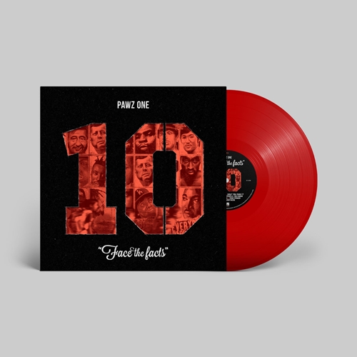 PAWZ ONE / FACE THE FACTS "LP" (10TH YEAR ANNIVERSARY EDITION / RED VINYL)