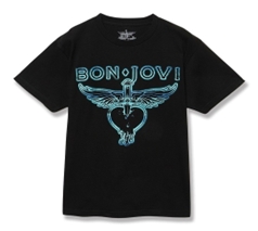 BON JOVI / ボン・ジョヴィ / BLUE LOGO S/S TEE L