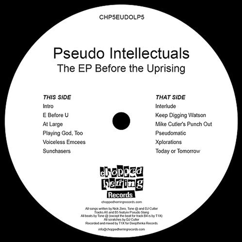 PSEUDO INTELLECTUALS / THE EP BEFORE THE UPRISING [2001-2003]