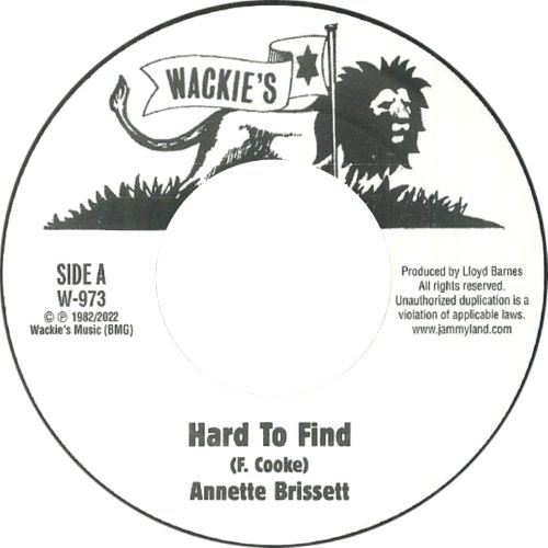 ANNETTE BRISSETT / HARD TO FIND (REISSUE)