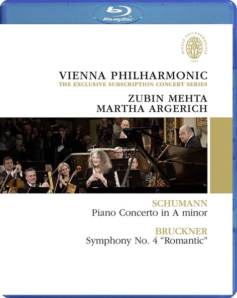 MARTHA ARGERICH / マルタ・アルゲリッチ / シューマン:ピアノ協奏曲/ブルックナー:交響曲第4番 (BD)