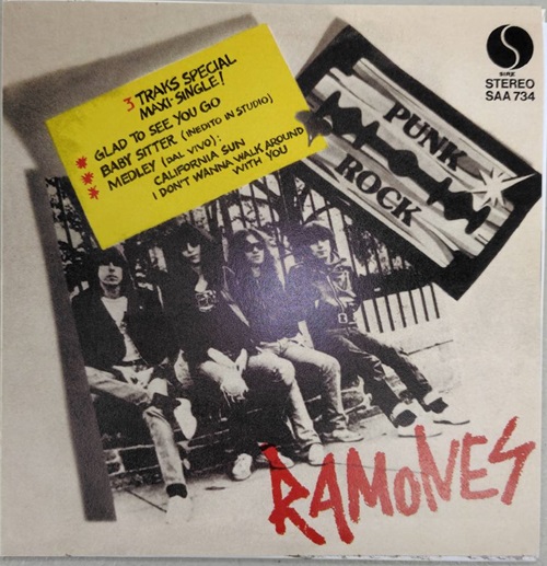 RAMONES / ラモーンズ / GLAD TO SEE YOU GO (7")