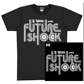 DJ SPINNA / DJスピナ / FUTURE SHOCK (Tシャツ付き カラー:ブラック)サイズS