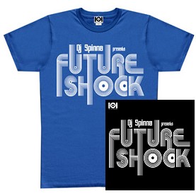 DJ SPINNA / DJスピナ / FUTURE SHOCK (Tシャツ付き カラー:ロイヤル・ブルー)サイズS