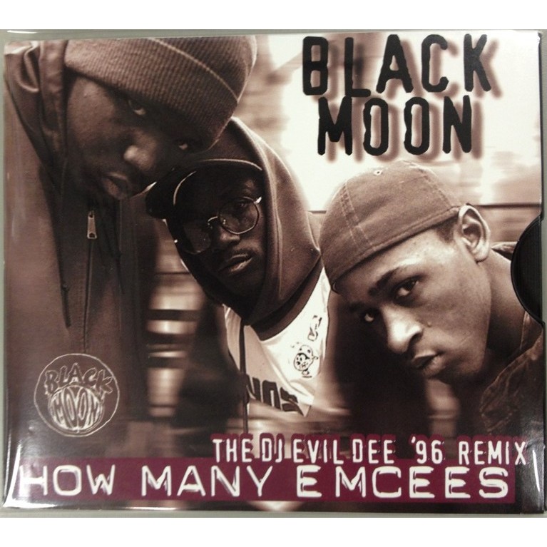 BLACK MOON / ブラック・ムーン / HOW MANY EMCEES THE DJ EVIL DEE '96 REMIX -CDS-