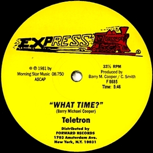 TELETRON / WHAT TIME? - 再発12" - 
