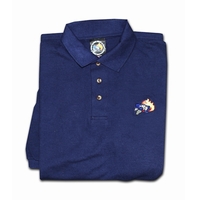 V.A. (DUCK DOWN RECORDS) / Duck Down logo Polo Shirts (NAVY) Size:L