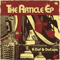 K-DEF & DACAPO (THE PROGRAM) / THE ARTICLE EP 180g高音質アナログ12"