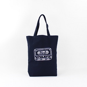 MUSIC TOTE / MUSIC TOTE CASSETTE TAPE M (Navy/White)