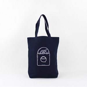 MUSIC TOTE / MUSIC TOTE DONUTS M (Navy/White)