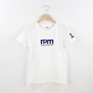 rpm / rpm LOGO Tシャツ(ホワイト) ガールズM