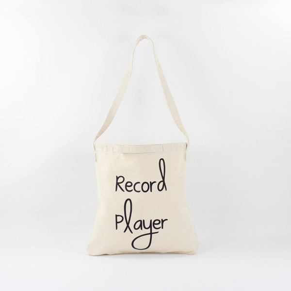 TYPOGRAPHY TOTEBAG / TYPOGRAPHY TOTE RECORD PLAYER (2W/NG/POCKET)