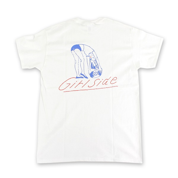 Tシャツ / Girlside ポケットTシャツ(ホワイト/L)