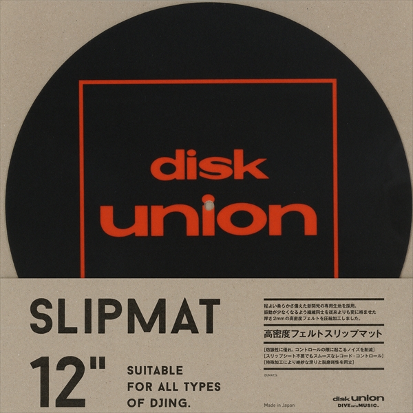 SLIPMAT / スリップマット / ディスクユニオン 四角ロゴ 12" SLIPMAT 