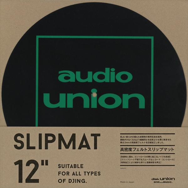 SLIPMAT / スリップマット / オーディオユニオン 四角ロゴ 12" SLIPMAT