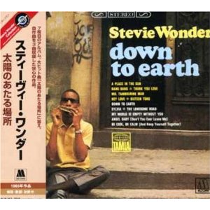 STEVIE WONDER / スティーヴィー・ワンダー / DOWN TO EARTH / 太陽のあたる場所 (国内盤 帯 解説付)