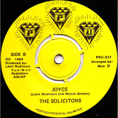 SOLICITOR'S / JOYCE (ORIGINAL VOCAL VERSION) + JOYCE (MAX D EXTENDED VERSION) / (7")