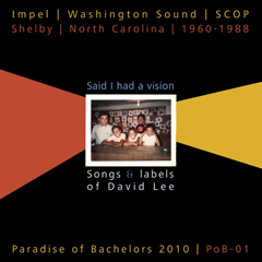 V.A. (SAID I HAD A VISION) / SAID I HAD A VISION: SONGS & LABELS OF DAVID LEE, 1960-1988 (LP)