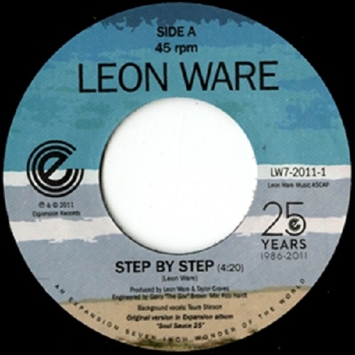 LEON WARE / リオン・ウェア / STEP BY STEP + ON THE BEACH (7")
