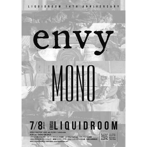 envy / 2018.07.08 LIQUIDROOM 14th ANNIVERSARY envy x MONO