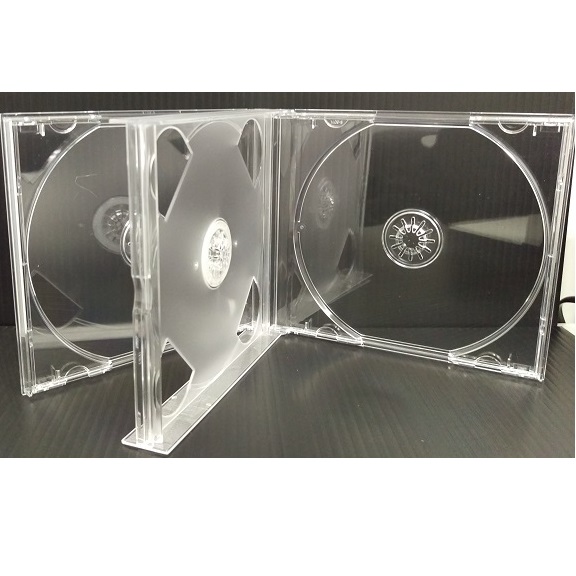CDプラケース / 4枚組CD用プラケース(24mm厚)・透明 1枚パック