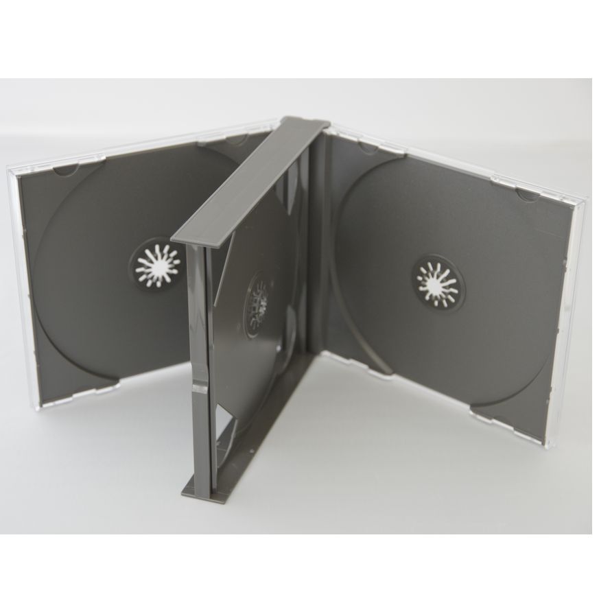 CDプラケース / 3枚組CD用プラケース(24mm厚)・黒 1枚パック