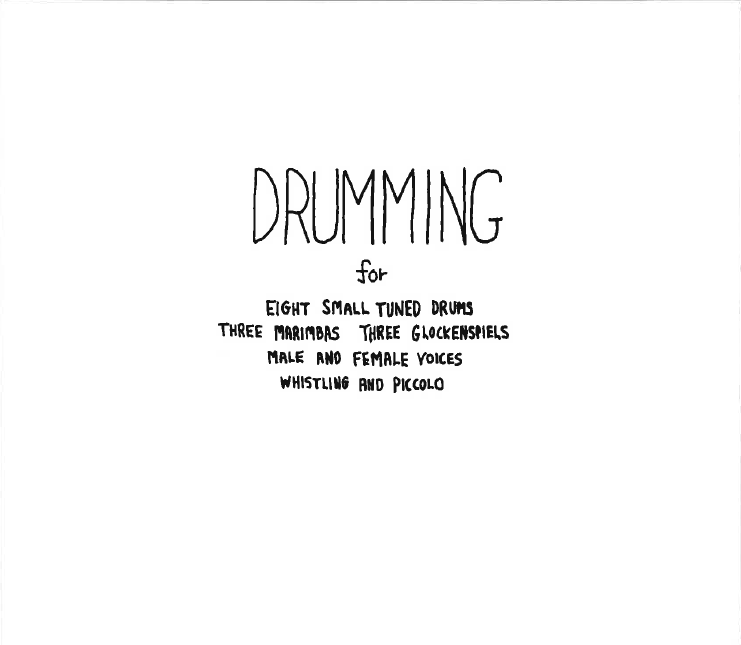 STEVE REICH / スティーヴ・ライヒ / DRUMMING (2CD)
